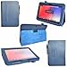 i-design Google Nexus 10 Premium PU Leather Case with Flip Stand Support, Stylus holder and Wake/Sleep Function (Google Nexus 10, Deep Blue)