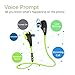 PLAY X STORE Wireless Bluetooth Sweatproof In-Ear Sports Headphones with Microphone - Green