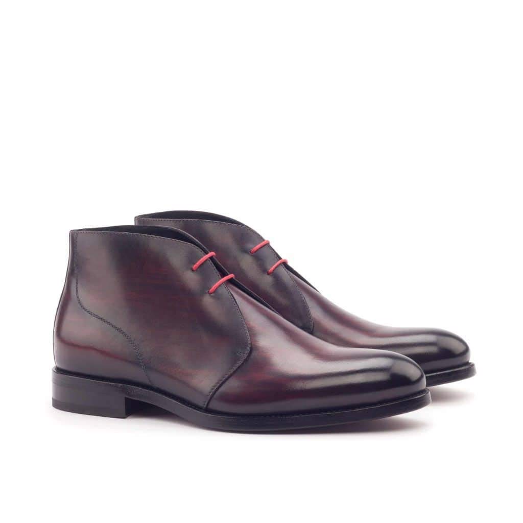 burgundy chukka boots