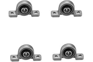 XIAOSHI 4pcs 8mm Bore Inner Vertical Ball Mounted Pillow Block Insert Bearing