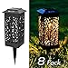 OxyLED Solar Path Lights, LED Garden Pathway Lights Solar Powered, Auto On/Off Decorative Landscape Lighting Security Light for Yard Patio Lawn Backyard Driveway Halloween Christmas (8-Pack)