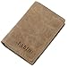 RFID Blocking Credit Card Holder Leather ID Case for Men Pabin (Vintage Khaki)