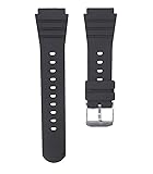 Timewheel 22mm Black Rubber Watch Band for Luminox