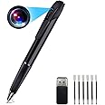 Potable Pen with Recording Function, Spy Hidden Camera Detector, 1080P HD Body Cam with Loop Recording Portable Pocket Cam for Classroom Meetings Indoor/Outdoor