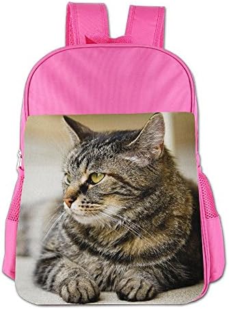 OUSIAI Girls Backpack Pink, Childrens Cat Bags For School Boys Kids Ages 4-15