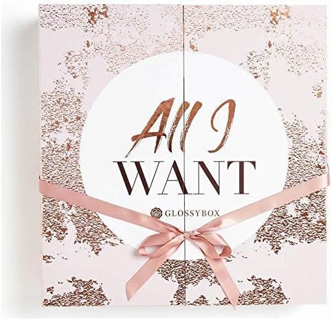 GLOSSYBOX 'ALL I WANT' ADVENT CALENDAR 2018filled with 25 of our favourite beauty products, included 16 of which are full-sizeworth over £300,