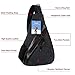 Unigear Shoulder Chest Crossbody Sling Bag Pack Backpack for Men Women Girls Boys (Upgraded Black)