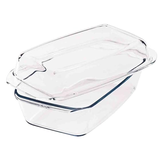 SIMAX Ovenproof Casserole Dish with Lid 2.8 L Rectangular Amazon.co.uk