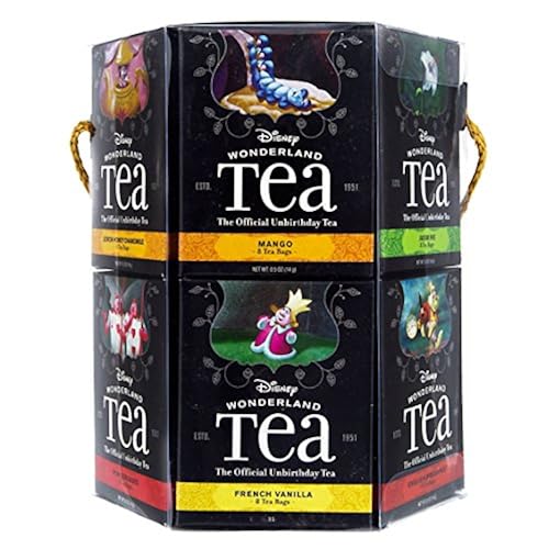 Disney Parks Alice in Wonderland 12 Flavor Tea Variety Pack Grocery & Gourmet Food, Beverages, Coffee, Tea & Cocoa, Tea, Tea Samplers
