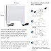 Baban Shower Squeegee Glass Squeegee Window Squeegee Floor Squeegee All-Purpose Squeegee for Bathroom/Kitchen/Balcony/Car Glass/Mirror, Squeegee Window Stainless Steel Squeegee, 12 Inch