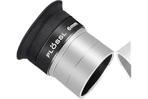 1.25" 6mm Plossl Telescope Eyepiece - 4-Element Plossl Design - Threaded for Standard 1.25inch Astronomy Filters
