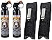 Guard Alaska 9 oz. Bear Spray and Pepper Defense Belt Clip Holster - Maximum Strength Pepper Spray for Hiking, Camping, Outdoors, Self Defense (2-Pack)