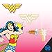 DC Comics Jewelry for Women, Wonder Woman Stud Earrings, WW Logo, Flash Plated