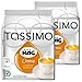 Tassimo Café HAG Crema Decaffeinated, Rainforest Alliance Certified, Pack of 2, 2 x 16 T-Discs