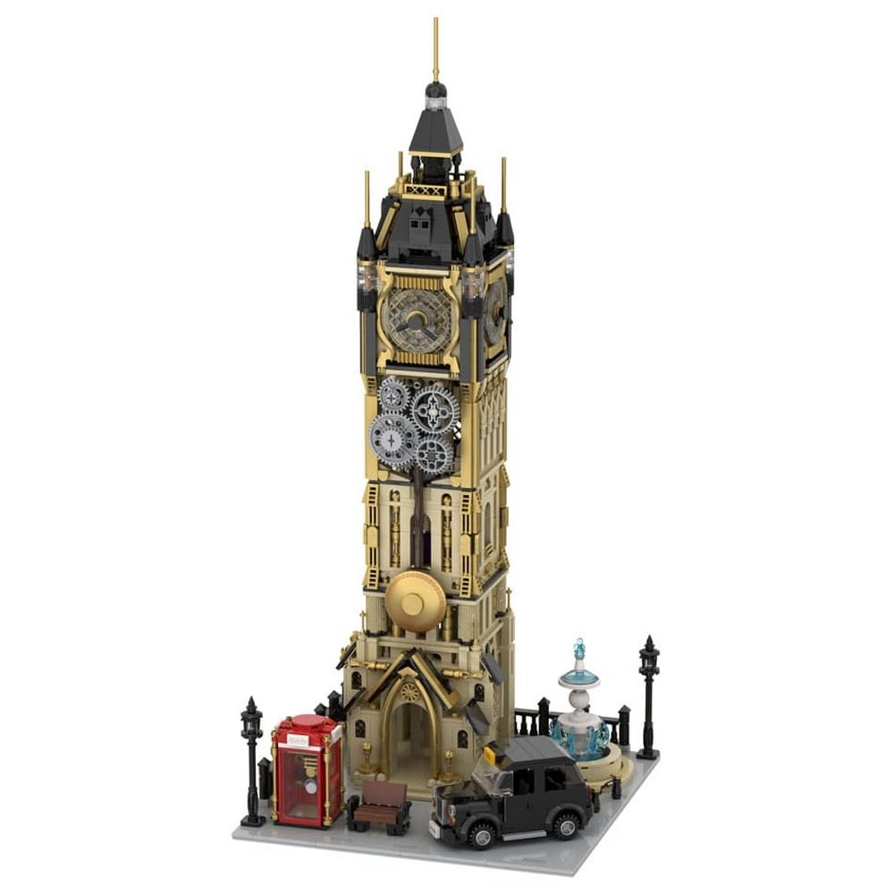 Photo 1 of Original Steampunk Series Steampunk Clock Tower Park Building Set 58 cm