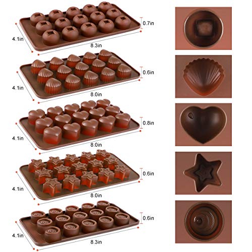 1 Kootek+Silicone+Chocolate+Chocolates+Decoration