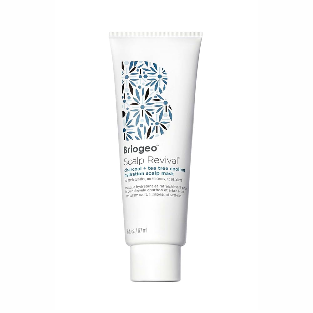 Scalp Revival Charcoal Plus Tea Tree Cooling Hydration Scalp Mask by Briogeo for Unisex - 6 oz Masque