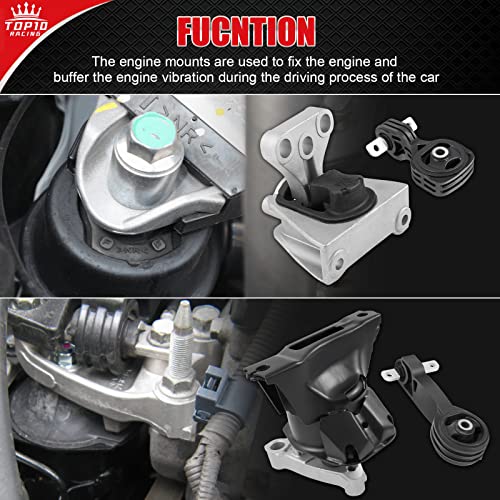 Juego De 4 Soportes De Motor Y Transmisión Para Honda Civic 1.8L 2006-2009 - Montaje Hidráulico Y Directo