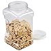 Rubbermaid FG7K2300WHT Square Food Storage Jars, 1-Gallon, White