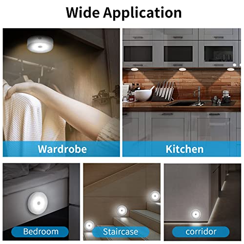 Haohiyo LED Motion Sensor Lights BatteryPowered Under Light