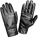 LETHMIK Winter Driving Leather Gloves Womens Touchscreen Texting Fleece Lined with Rivet Cuff Black-M
