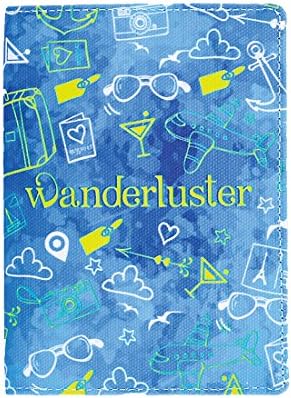 PU Leather Wanderluster Passport Wallet