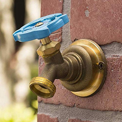 SharkBite 1/2 x 3/4 Inch MHT 45 Degree Hose Bibb, Multi Turn, Push To