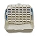 Md trade Square Potty Trainer Corner Litter Bedding Box Pet Pan for Small Animal/Guinea Pig/Rabbit/falesaur/Ferrets(White)