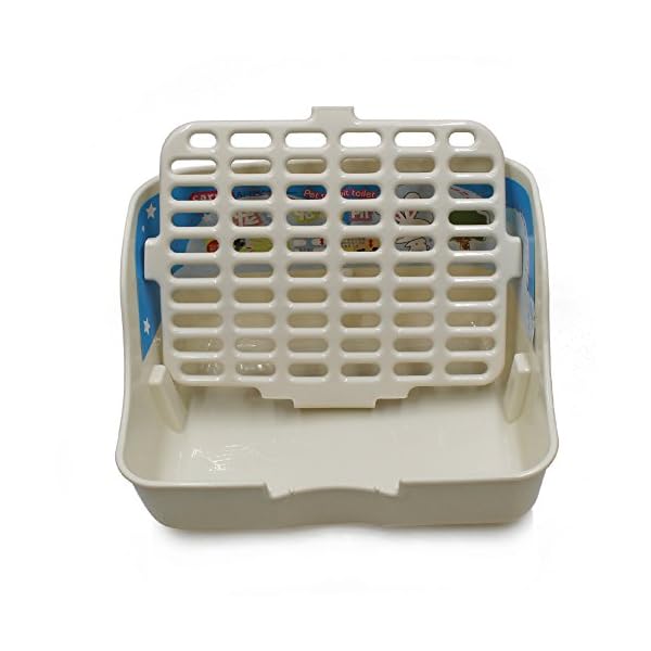 MMBOX-Rabbit-Cage-Litter-Box-Easy-to-Clean-Potty-Trainer-for-for-Small-Animalrabbitguinea-Pigferretwhite MSYU Rabbit Cage Litter Box Easy to Clean Potty Trainer for for Small Animal/rabbit/guinea Pig/ferret/(white)