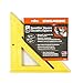 Swanson Tool Co T0119 8-Inch Speedlite Speed Square Layout tool, Yellow, Made of High Impact Polystyrene