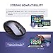 VicTsing Bluetooth Mouse Wireless, Dual Mode Portable Ergonomic Mobile Mouse with Bluetooth 4.0/2.4G Cordless Mouse Up to 2400 DPI for Laptop, PC, Windows Mac Android OS Tablet