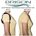 Posture Corrector by Brison - High Back Support Posture Brace made to Improve Bad Posture; Adjustable Comfortable Clavicle Support, Shoulder Alignment, Upper Back Pain Relief for Man & Woman. (Small)