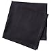 DII Basic Buffet 16x16 Cotton Napkin, Pack of 12, Black - Perfect for Halloween, Dinner Parties, BBQs and Everyday Use
