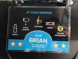 (Set of 2) Uber Lyft 5 Star Ratings Sign Car Display Cards - Custom Messages and Custom Made with Your Name