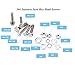 525pcs M4 M5 M6 Bolts Nuts Assortment Kit, Hex Head, 304 Stainless Steel, with Lock Washers and Flat Washers Assortment Kit