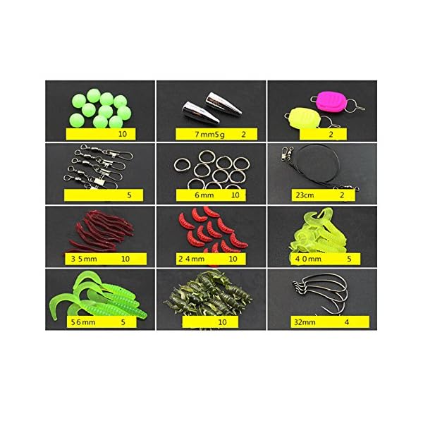 OriGlam-101PCS-Fishing-Lure-Set-Kit-Fishing-Tackle-LotsPortable-Fun-Fishing-Baits-Kit-Set-for-Saltwater-and-Freshwater-With-Tackle-Box
