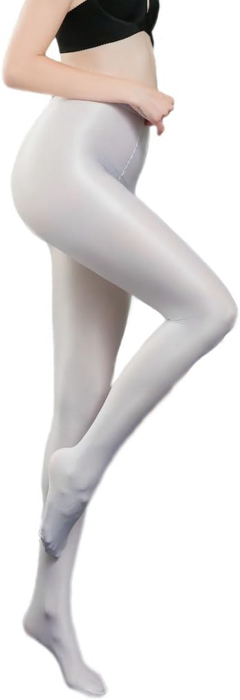 Women's Shiny Tights 70 Denier Plus Size Footed Pantyhose