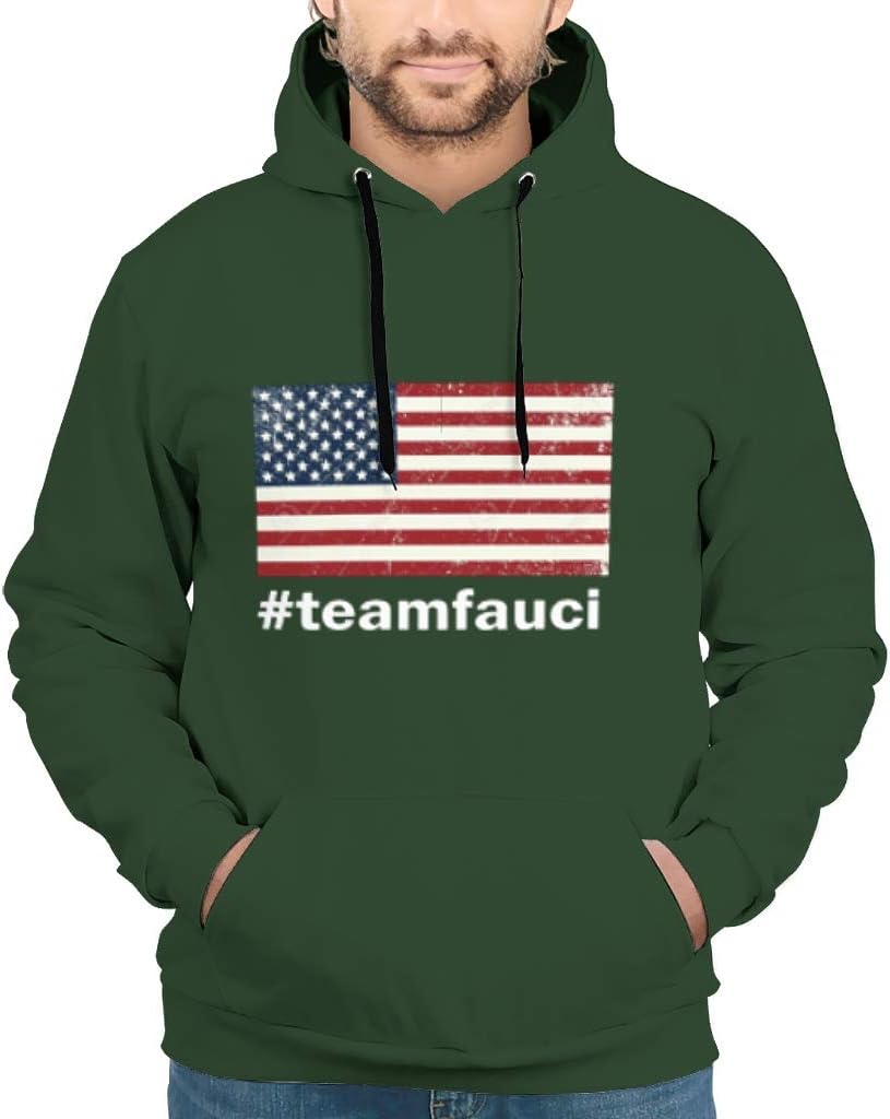 TAIRAVIEM Team Fauci - Doctor Fauci is America Hope Hoodie Sweatshirt for Mens