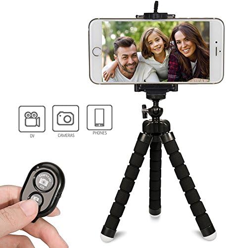KISEKI Flexible Mini Tripod Y153 with Bluetooth Remote Shutter for Smartphone (L)