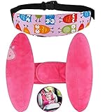 Accmor Carseat Head Neck Support Set, Adjustable Infants and Baby Sleep Neck Relief, U-Shape Stroller Head Support Sleep Holder Belt, Offers Protection for Kids