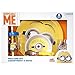 Despicable Me Minion Made 6 Piece Mealtime Set Includes Plate, Bowl, Mason Jar Tumbler, Cup, Fork & Spoon