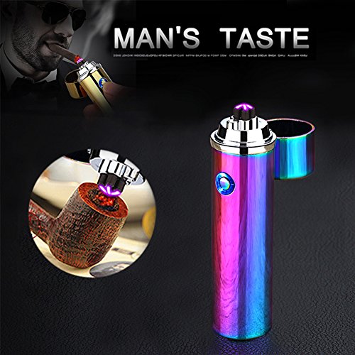 Electric Lighter USB Rechargeable Plasma Arc Lighter Windproof