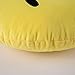 Dolphineshow 35cm Emoji Smiley Emoticon Cute Yellow Round Cushion Pillow Stuffed Plush Soft Toy (Naughty)