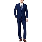 Kenneth Cole Reaction Mens Performance Fabric Slim Fit Suit
