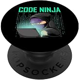 Cool Computer Programmer Art For Men Women Web Coding Geek PopSockets Adhesive PopGrip