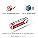 Deruicent 4 Pack 3.7V 18650 Rechargeable Li-ion Battery with Charger for High-Power LED Flashlights, Headlamps