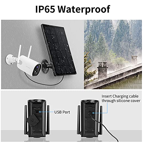 Security Certified Kattcam Solar Panel, Compatible with Kattcam Camera