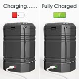 Mesqool Camping Lantern Rechargeable Solar USB Hand Crank Collapsible Light view 9
