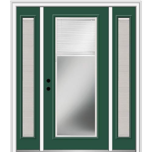 National Door Company ZZ04615R Fiberglass Smooth Hunter Green, Right Hand in-Sw…
