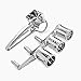 Rotary Cheese Grater - ALISKID Stainless Steel Cheese Grater Shredder Cutter Grinder with 3 Drum Blades